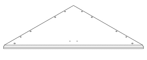 Brookfield Two-Door Corner Cabinet - Part 01 - Top Board