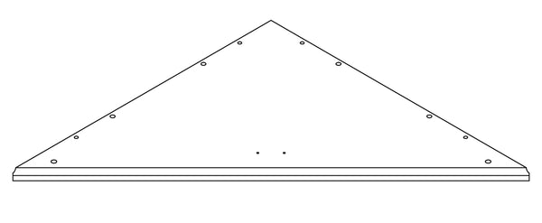 Brookfield Two-Door Corner Cabinet - Part 01 - Top Board
