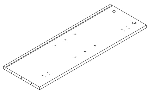 Brookfield Single Door Floor Cabinet with Side Shelves - Part 03 - Right Side Panel