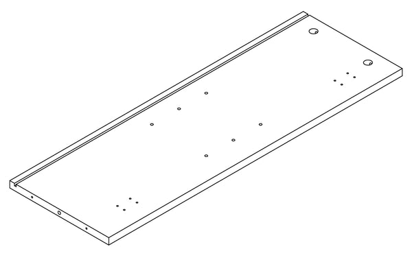 Brookfield Single Door Floor Cabinet with Side Shelves - Part 03 - Right Side Panel