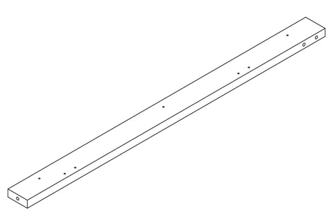 Brookfield Two-Door Corner Cabinet - Part 04 - Left Side Support Board