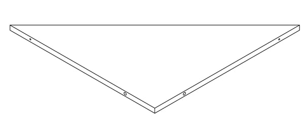 Brookfield Two-Door Corner Cabinet - Part 07 - Bottom Shelf