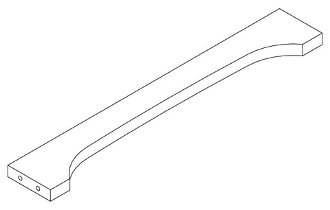 Brookfield Tall Corner Cabinet - Part 08 - Lower Cross Bar