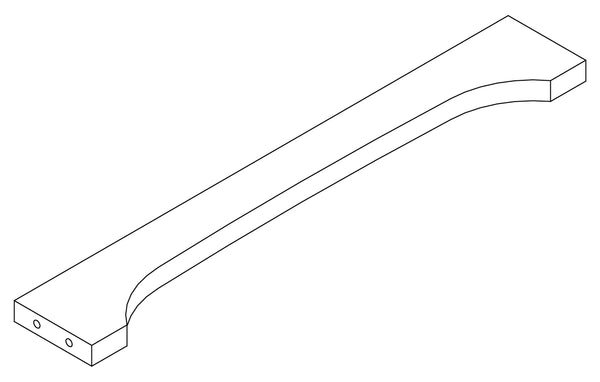 Brookfield Tall Corner Cabinet - Part 08 - Lower Cross Bar