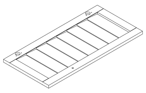 Brookfield Two-Door Corner Cabinet - Part 09 - Left Side Door