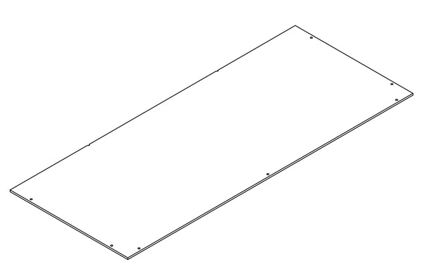 Brookfield Two-Door Wall Cabinet - Part 10 - Middle Back Board