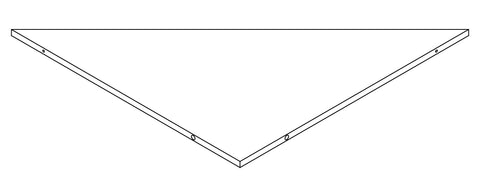 Brookfield Tall Corner Cabinet - Part 13 - Upper Open Shelf