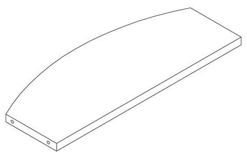 Brookfield Tall Corner Cabinet - Part 16 - Upper Cross Board