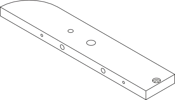 Corner Ladder Wall Shelf - Part 10 - Shelf #2 Right Rail Board