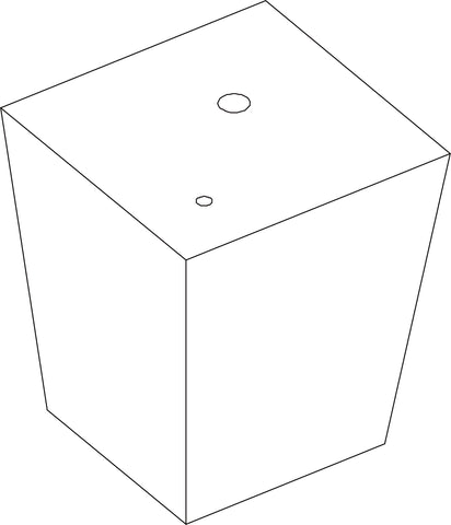 Kids Catch-All Multi-Cubby 24" Toy Organizer - Part 10 - Leg