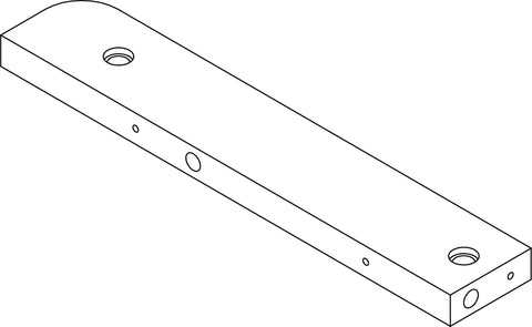 5-Tier Corner Ladder Shelf - Part 11 - Shelf #3 Right Rail Board