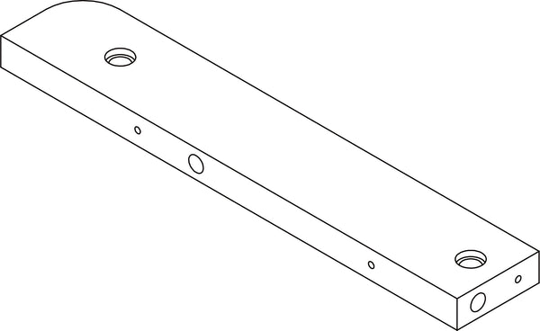 5-Tier Corner Ladder Shelf - Part 11 - Shelf #3 Right Rail Board