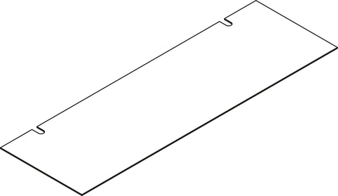 Kids Bookrack with Three Cubbies - Part 11 - Back Board