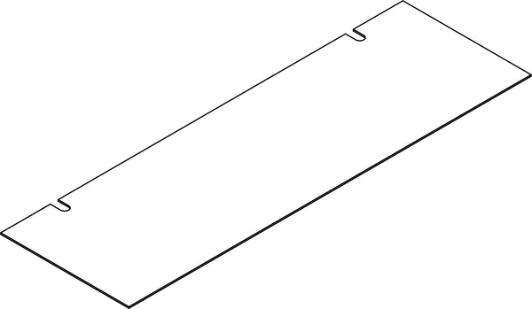 Kids Bookrack with Three Cubbies - Part 11 - Back Board