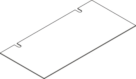 Kids Bookrack with Two Cubbies - Part 11 - Back Board