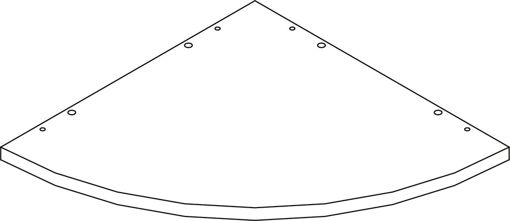 Corner Ladder Wall Shelf - Part 11 - Shelf #3