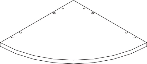 Corner Ladder Wall Shelf - Part 11 - Shelf #3