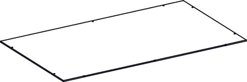 Woodbury Storage Cabinet with Cubbies and Drawer - Part 11 - Lower Back Board