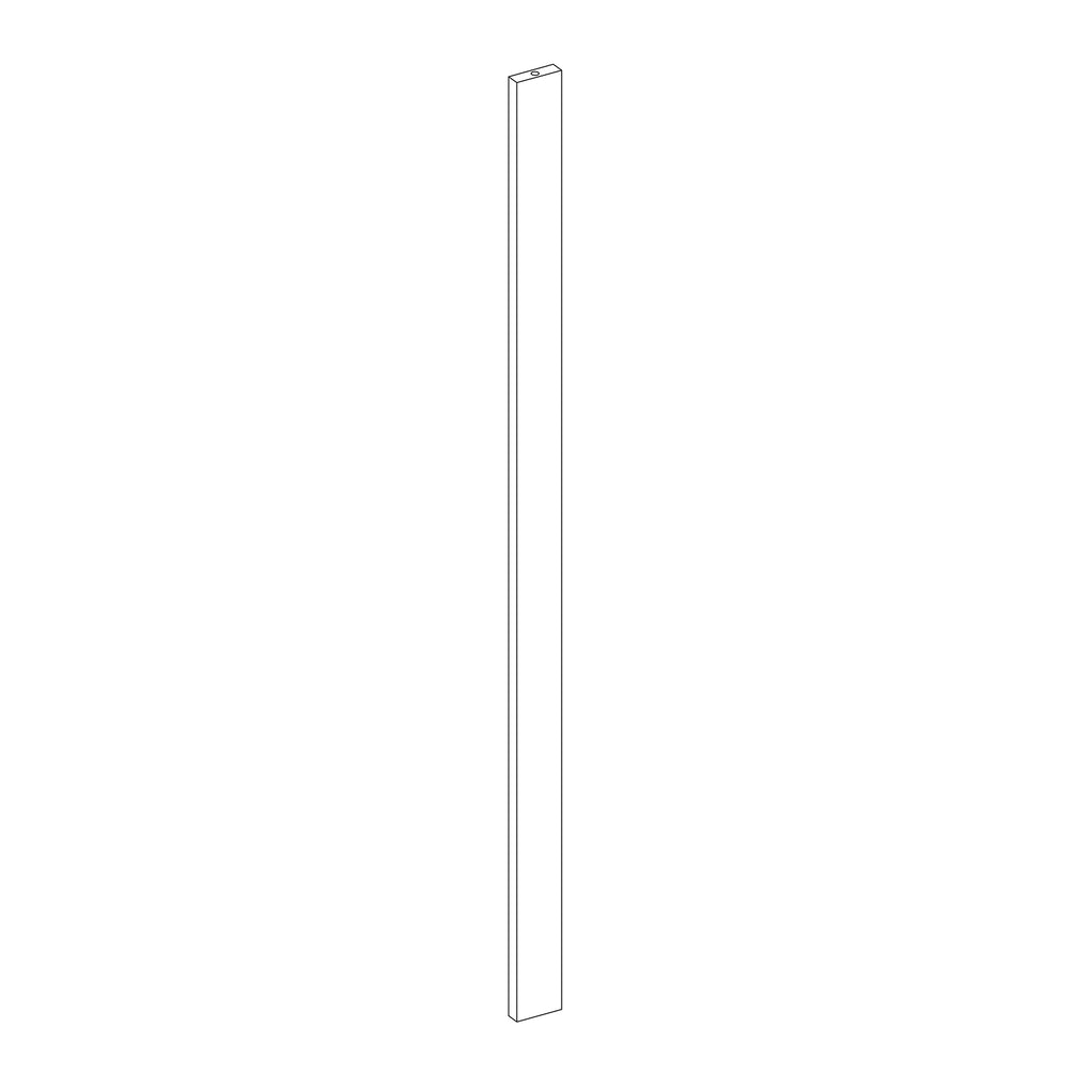 Madison Tall Corner Cabinet - Part 11 - Lower Left Support Bar