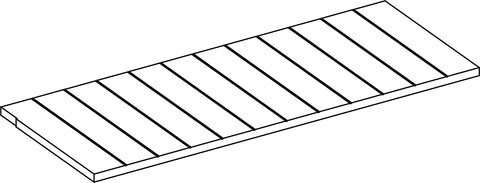 Madison Linen Tower with Open Shelves - Part 12 - Door