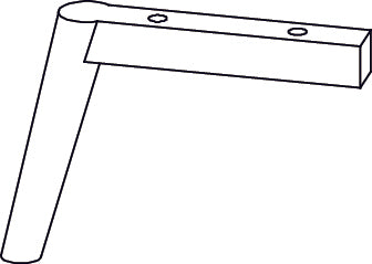 Woodbury Storage Cabinet with Cubbies and Drawer - Part 12 - Metal Leg