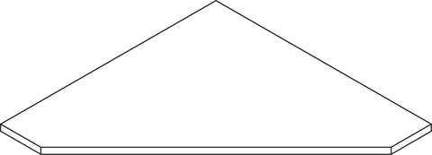 Somerset Tall Two-Door Corner Cabinet - Part 12 - Adjustable Shelf