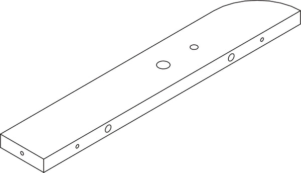 Corner Ladder Wall Shelf - Part 12 - Shelf #3 Left Rail Board