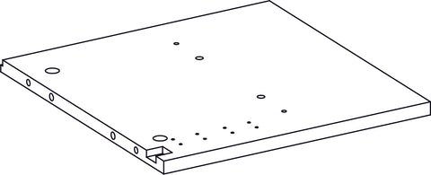 Woodbury Hall Tree with Bench - Part 13 - Lower Left Side Panel