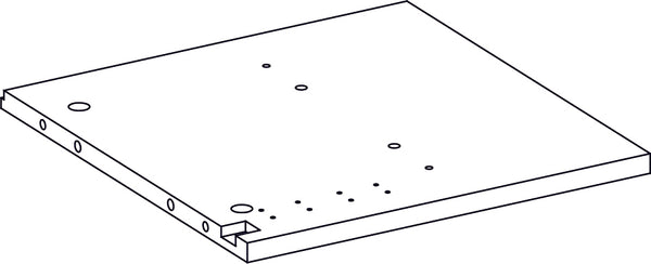 Woodbury Hall Tree with Bench - Part 13 - Lower Left Side Panel