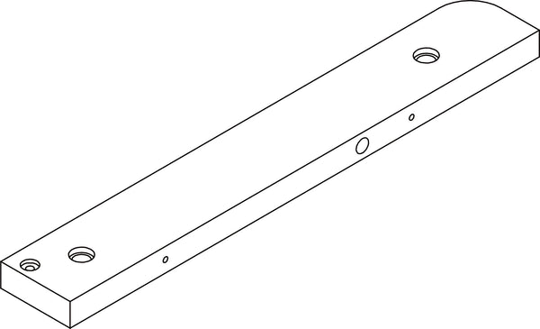 5-Tier Corner Ladder Shelf - Part 13 - Shelf #4 Left Rail Board
