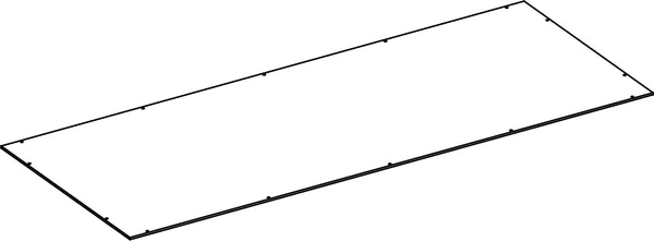 Madison Linen Tower with Open Shelves - Part 13 - Back Board