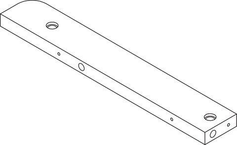 5-Tier Corner Ladder Shelf - Part 14 - Shelf #4 Right Rail Board