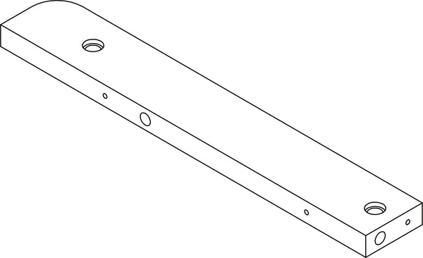 5-Tier Corner Ladder Shelf - Part 14 - Shelf #4 Right Rail Board