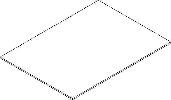 Ashland Slim Cabinet with Drawer - Part  14 - Drawer Bottom Board