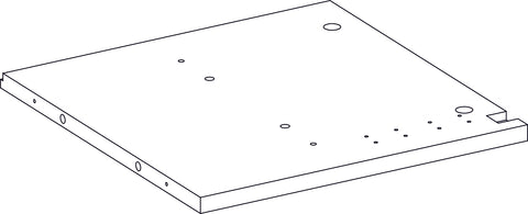 Woodbury Hall Tree with Bench - Part 14 - Lower Right Side Panel