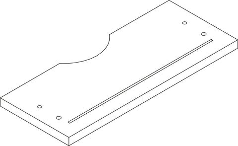 Book Nook Kids Cubby Storage Cabinet with Bookrack - Part 15 - Left Drawer Front Board