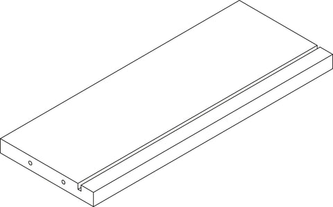 Book Nook Kids Cubby Storage Cabinet with Bookrack - Part 19 - Drawer Back Board