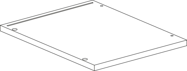 Book Nook Kids Storage Bench with Cubbies - Part 01 - Top Board