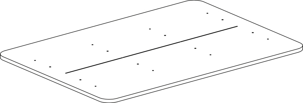Kids 6 Cubby Storage Activity Table - Part 01 - Top Board