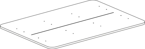 Kids 6 Cubby Storage Activity Table - Part 01 - Top Board