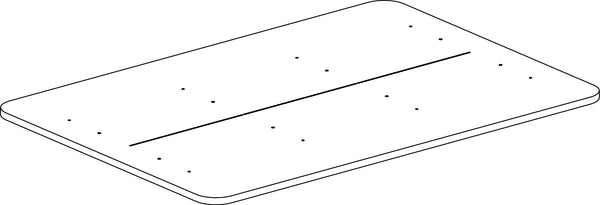 Kids 6 Cubby Storage Activity Table - Part 01 - Top Board