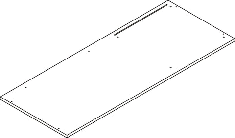 Afton 3-Tier Shoe Rack with Storage Bins - Part 01 - Top Board