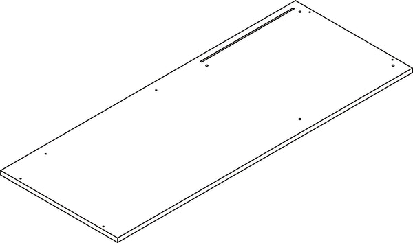 Afton 3-Tier Shoe Rack with Storage Bins - Part 01 - Top Board