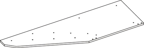 Kids Bookrack with Three Cubbies - Part 01 - Left Side Panel