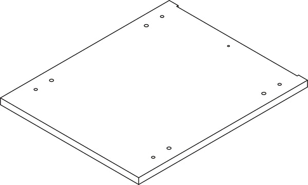 Ashland Slim Cabinet with Drawer - Part  01 - Top Board