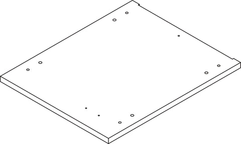 Ashland Slim Single Door Cabinet - Part  01 - Top Board