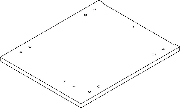 Ashland Slim Single Door Cabinet - Part  01 - Top Board