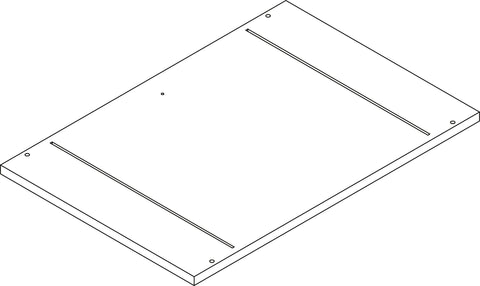Book Nook Kids Cubby Storage Tower with Bookshelves - Part 01 - Top Board
