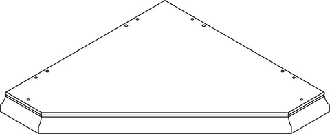 Somerset Tall Two-Door Corner Cabinet - Part 01 - Top Board