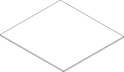 Book Nook Kids Cubby Storage Cabinet with Bookrack - Part 20 - Drawer Bottom Board